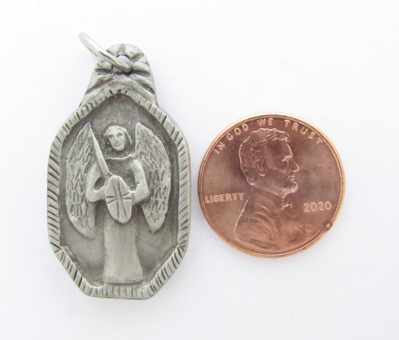 Handmade St. Michael Medal: Patron of Police Soldiers and - Etsy