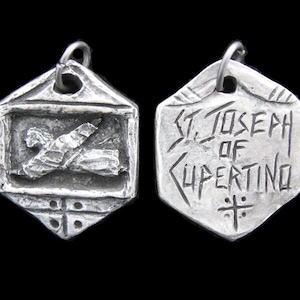 St. Joseph of Cupertino: Patron of Pilots (and Nervous  Passengers); Handmade Pendant