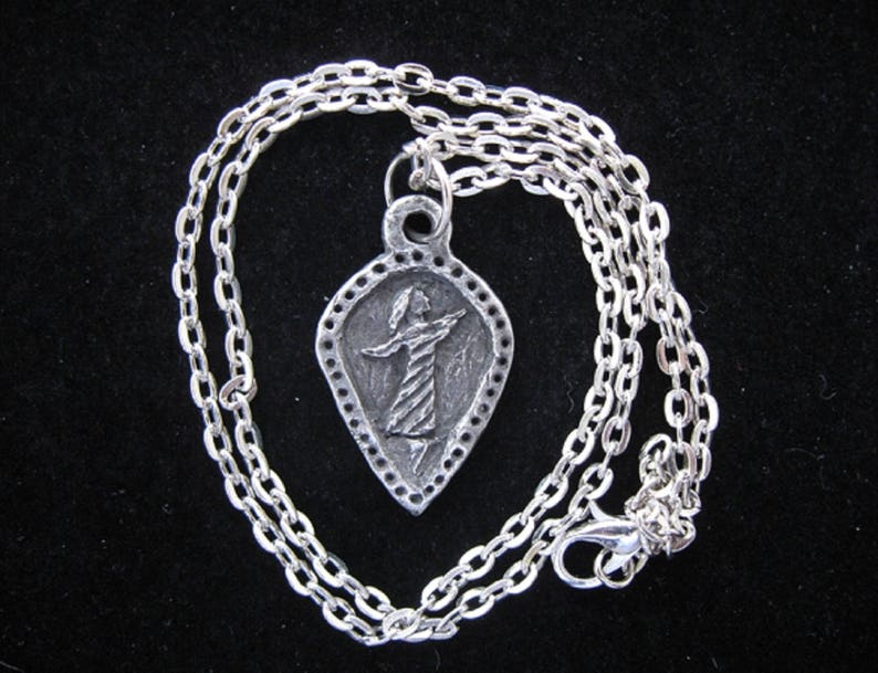 St. Teresa of Avila, Patron of Dancers, Handmade Necklace image 1