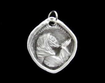 St. Amand: Patron of Waitresses, Waiters, Bartenders, Vintners, Brewers; Handmade Medal