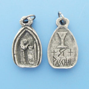 St. Paschal, Patron of Cooks and Chefs, Handmade Medal