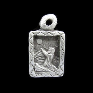 Be Still and Know: Letting Anxiety & Worry Fall Away, Trusting; Hand-carved Medal