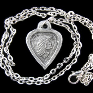 St. Dymphna, Overcoming Anxiety and Worry, Handmade Necklace