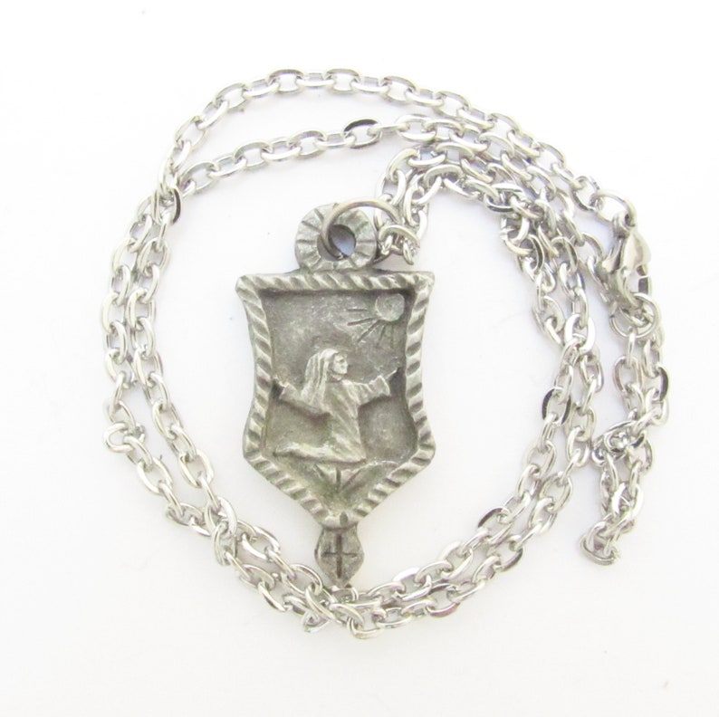 Julian of Norwich: All Shall Be Well Overcoming Anxiety, Worry, Hardship, Handmade Necklace image 1