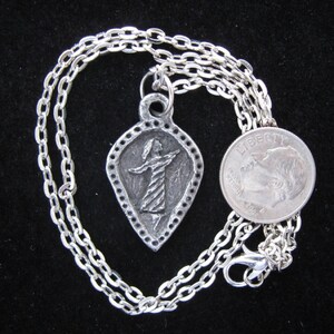 St. Teresa of Avila, Patron of Dancers, Handmade Necklace image 3