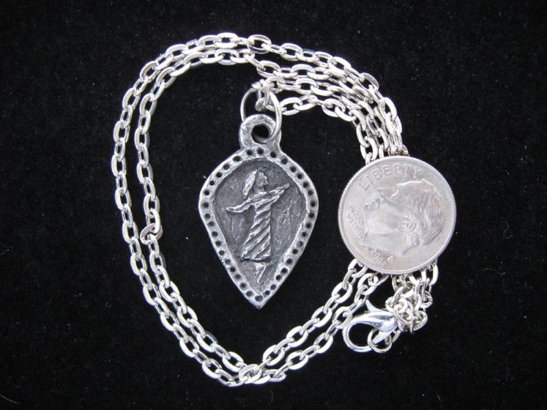 St. Teresa of Avila, Patron of Dancers, Handmade Necklace image 3