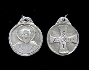 DiamondJewelryNY Sterling Silver St John of God Pendant DiamondJewelryNY Sterling Silver St John of God Pendant