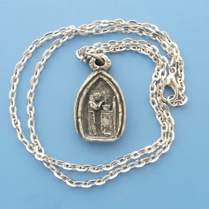St. Paschal, Patron of Cooks and Chefs, Handmade Pendant/Necklace