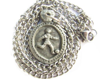 St. Luigi Scrosoppi: Patron of Soccer Players/Footballers, Handmade Necklace