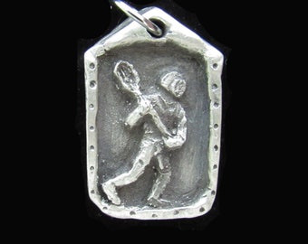 Patron of Lacrosse Players: St. Jean de Brébeuf, Handmade Medal