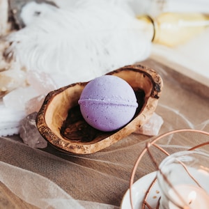 Luna Bath Bomb - Lavender Bath Bomb - Staycation - Self Care - Lavender - Freesia - Floral Bath Bomb - Vegan Bath Bomb - Ready to Ship
