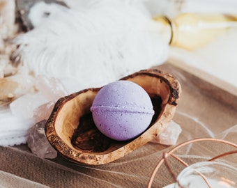 Luna Bath Bomb - Lavender Bath Bomb - Staycation - Self Care - Lavender - Freesia - Floral Bath Bomb - Vegan Bath Bomb - Ready to Ship!