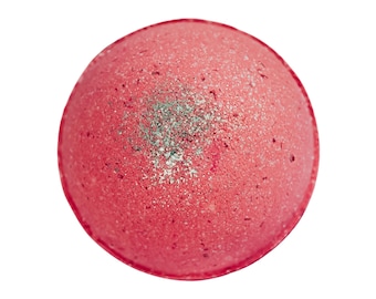 Vegan Bath Bomb: Handmade Apple Cider Scented with Glitter