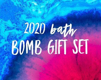 Bath Bomb Gift Set, Corporate Holiday Gifts, 2020 Best Sellers Set, PurePoetryCosmetics