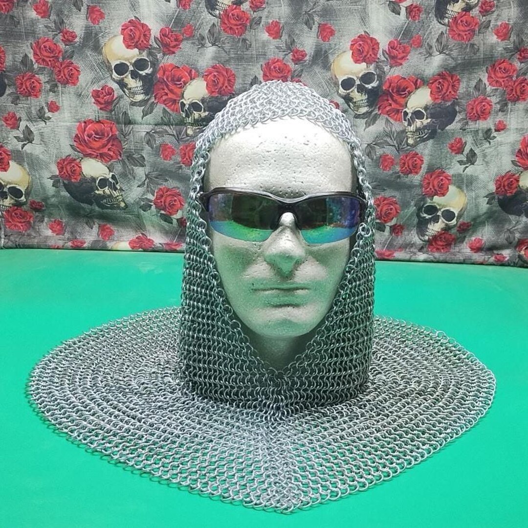 Chainmain Cowl Stainless Steel Chainmail Hood/cowl - Etsy