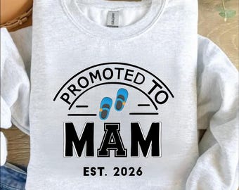 Promoted to Mommy 2026 Soon to Be Mom Baby Reveal, png, instant digital download