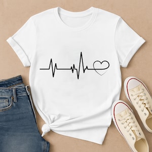 Heart beat SVG, Ekg svg Heartbeat png Heartbeat clipart Heartbeat line SVG Healthcare svg Nurse life svg Heartbeat pulse svg Ekg svg file