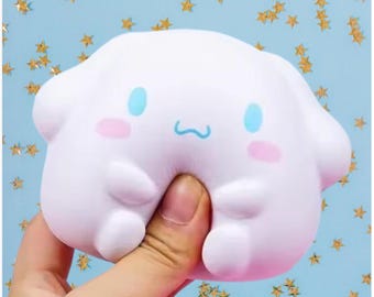 Kawaii Wolke Häschen Squishy - 5 cm Mini PU Slow Rising Spielzeug - Pastell Stressabbau Geschenk für Kinder, Jugendliche & süße Liebhaber
