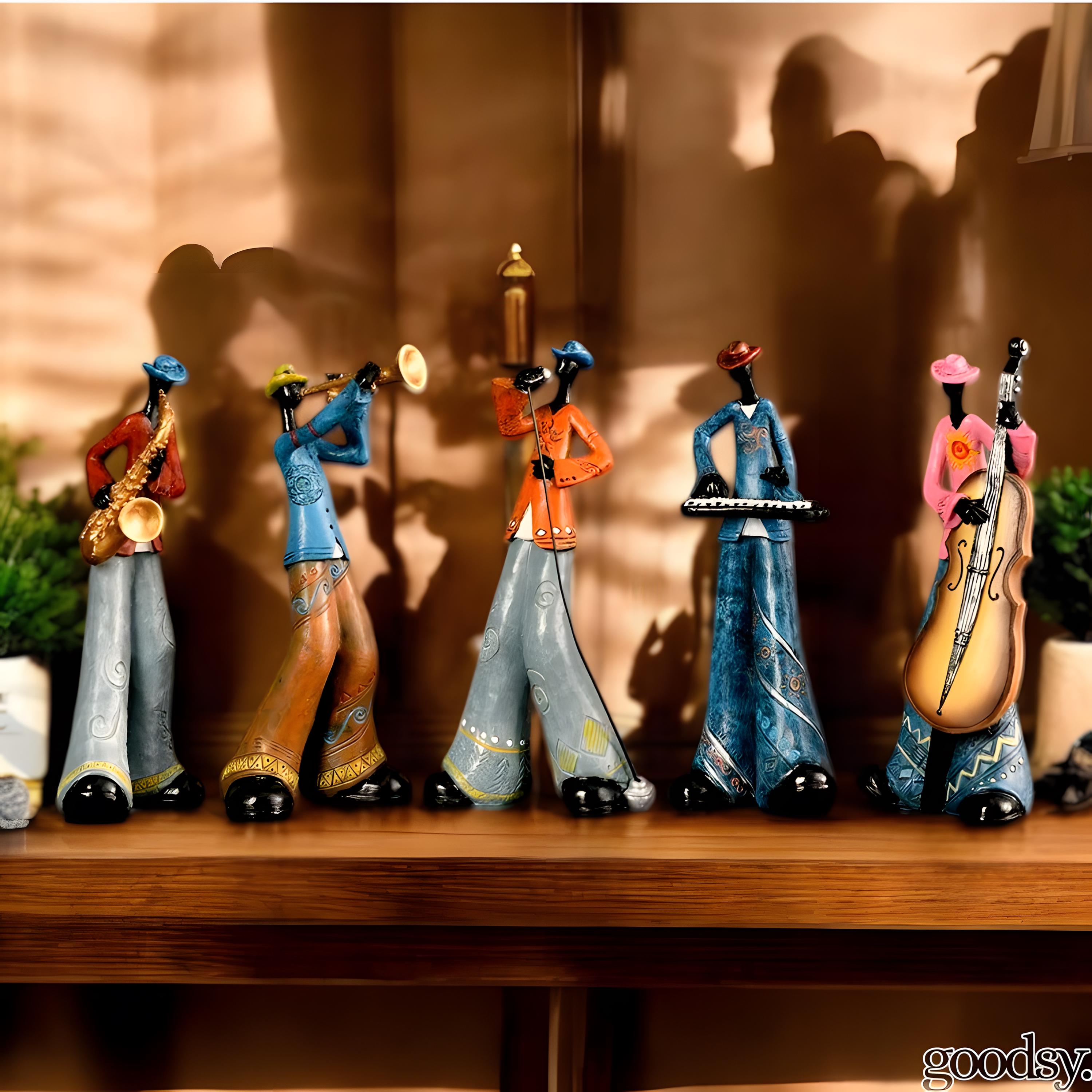 Jazz band figurines - Etsy 日本