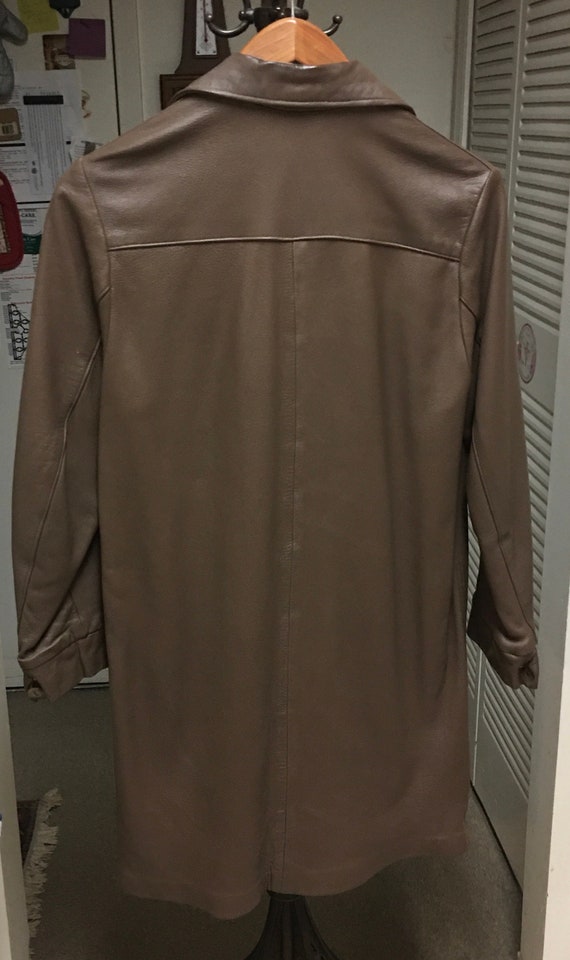 1960s Petite Deerskin Leather Coat - image 2