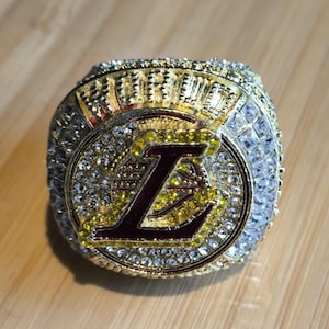 Basketball Championship Ring Lakers NBA Diamond Sports Ring Sports Fan Quality Gift Commemorative Ring