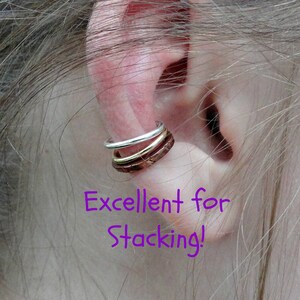 Thin Sterling Silver Ear Cuff image 2