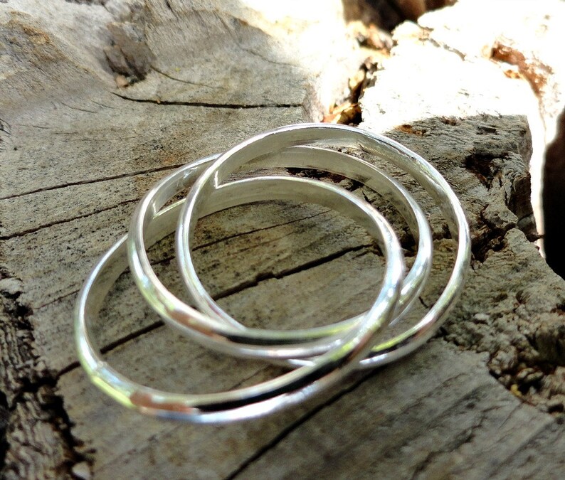 Sterling Silver Rolling Ring image 2