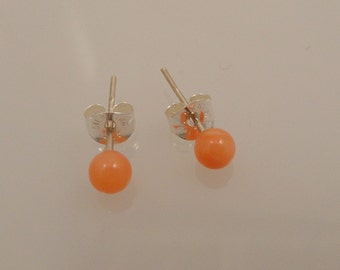 Coral Post Earrings