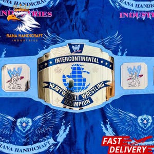 INTERCONTINENTAL WRESTLING CHAMPIONSHIP Custom Legacy Replica Title Belt 2MM/4MM Brass/Zinc