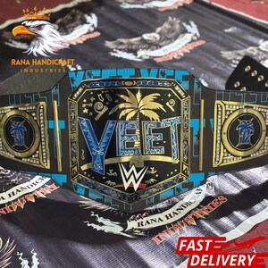 NEW YEET HEAVYWEIGHT Wrestling Championship Replica Title Custom Belt Adults 2MM/4MM Brass/Zinc