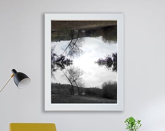 Minimalist Landscape Art Print: Nature Photography (Digital Download)