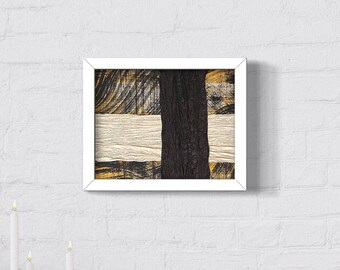 Collage textured wall art, textured art, mixed media painting, contemporary wall decor, minimalist abstract art for living room