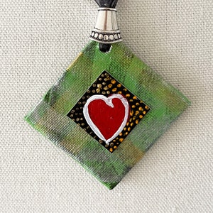 Colorful green funky necklace for her, retro statement necklace, chunky necklace, colorful unique gift for friend