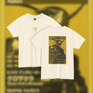 Cyberpunk Assassin T-Shirt: Raiken Card Graphic, Japanese Techwear Style