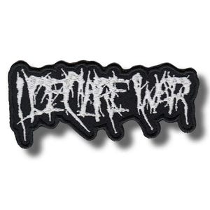 I Declare War Embroidered Patch Badge Iron on Applique f046ff