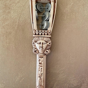 Ancient Egyptian Healing Musical Instrument Sistrum of Goddess Hathor