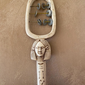 Ancient Egyptian Healing Musical Instrument Sistrum of Goddess Hathor