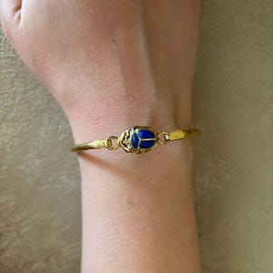 Unique Scarab Bracelet made in Egypt , Elegant Symbol of Luck and Protection