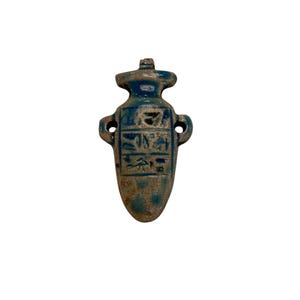 Ancient Egyptian Hieroglyphic Amulet made in Egypt , Handmade Rare Jewlery