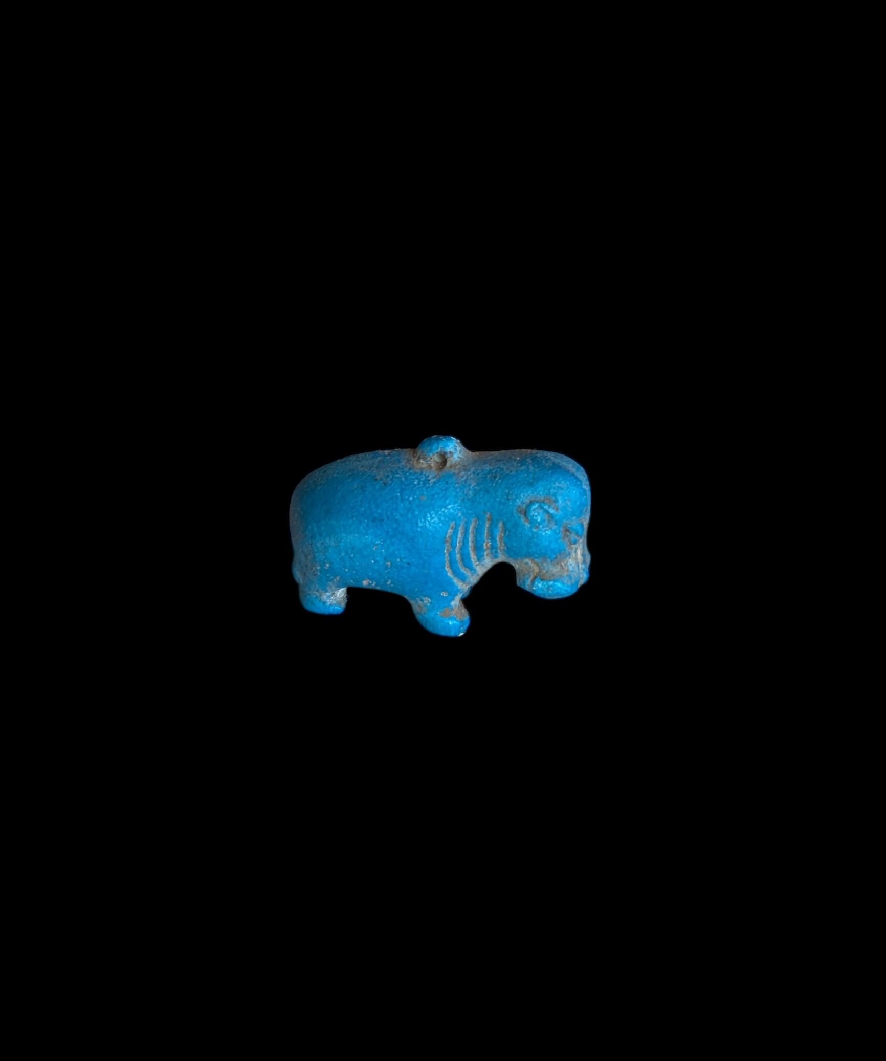 Egyptian blue hippo - Etsy 日本