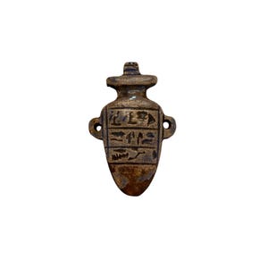 Ancient Egyptian Hieroglyphic Amulet made in Egypt , Handmade Rare Jewlery