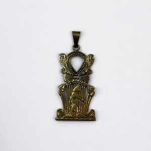 Egyptian King with Ankh Key Pendant made in Egypt for Protection