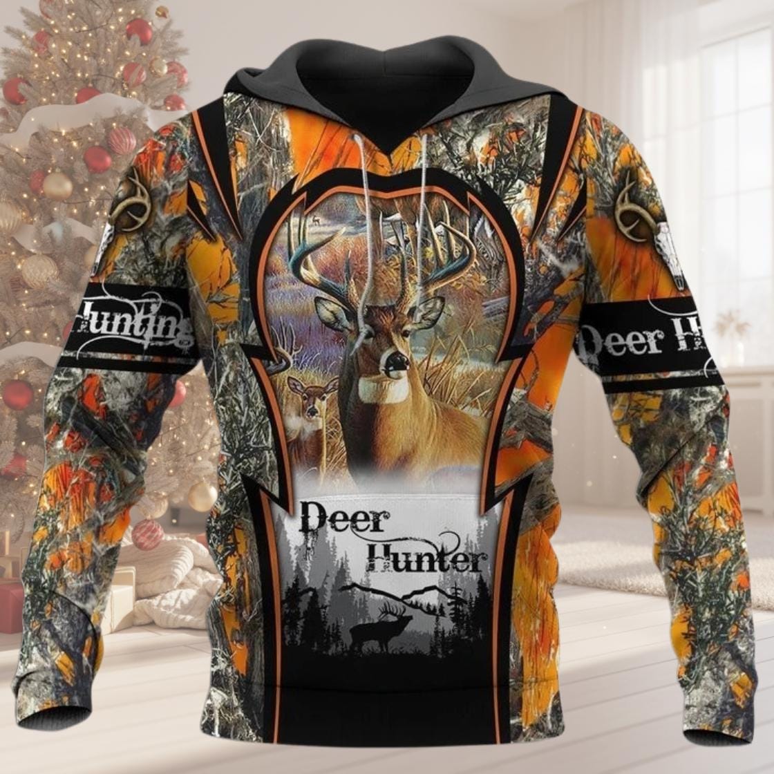 Felpa Con Cappuccio A Zip Spessa Da Uomo Marrone 2008A MARRONE - Foto 5