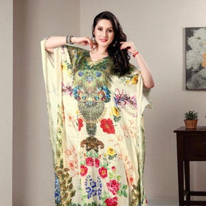 Summer Breeze Flowy Kaftan | Light & Airy Dress | Warm Weather Essential | Effortless Comfort Loungewear