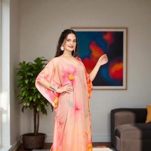 African Print Kaftan Dress Free Size – Colorful and Cultural – Perfect for Heritage Events, Festivals, and Everyday Style