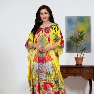 Summer Breeze Kaftan | Light Airy Dress | Warm Weather Essential Effortless Style Comfortable Loungewear