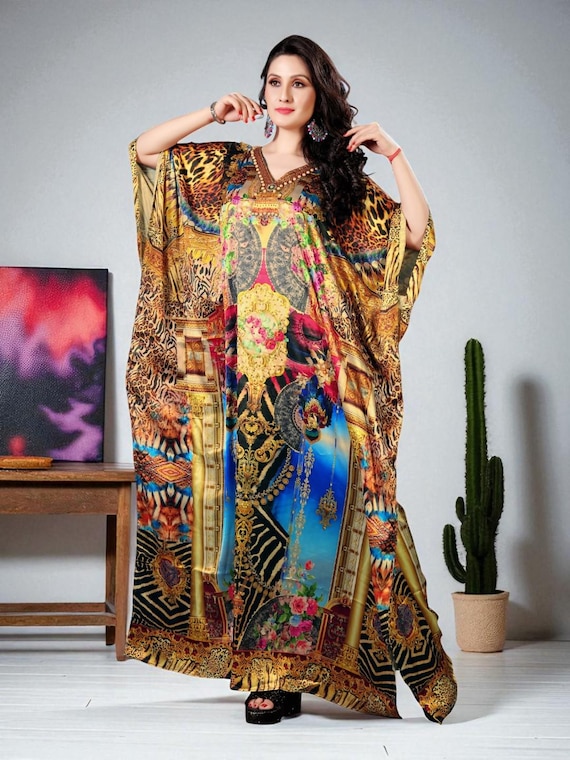 jersey kaftan dress Marina Rinaldi | Woman - Jersey kaftan dress - Midnightblue