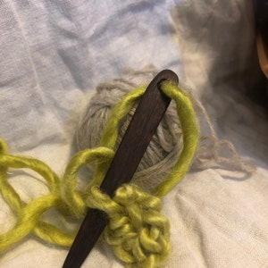 Walnut Naalbinding  needle