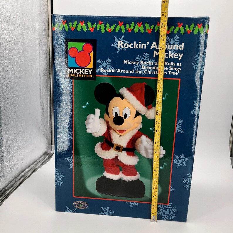 VTG Blue Ridge Animatronic Musse Pigg Rock Around Clock Disney Figur NY bild 8