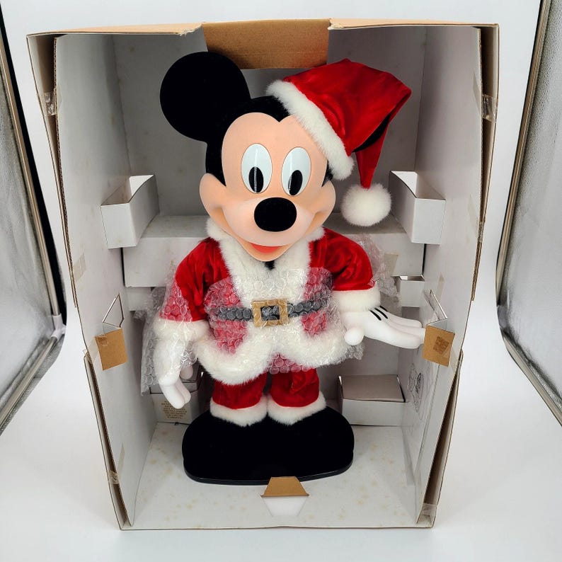 VTG Blue Ridge Animatronic Musse Pigg Rock Around Clock Disney Figur NY bild 5